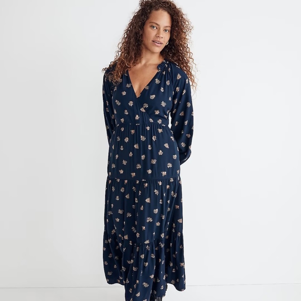 Madewell Midi Dress in Brittanica Floral